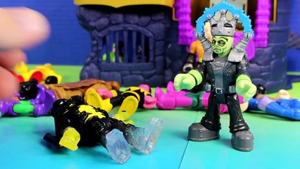 Imaginext Cyborg Holds Justice League Tryouts Batman Battles Injustice League Joker Bane &