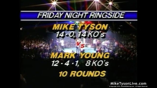 Mike Tyson Bombs Mark Young This Day in Boxing December 27, 1985 Historical Boxing Matches