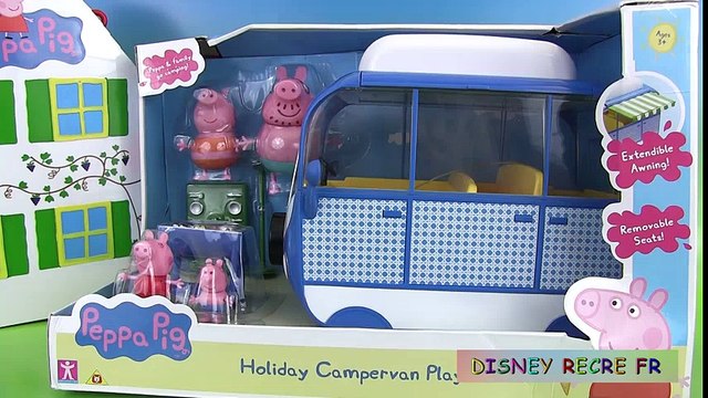 Peppa Pig Camping Car de Vacances Jouet Holiday Campervan Playset Tchoupi Dessin Animé