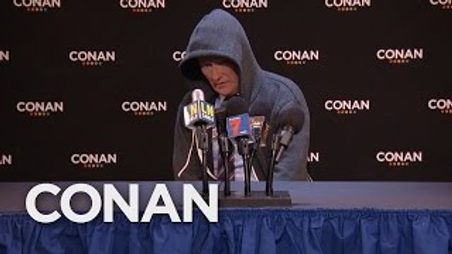 Conans Post-Joke Press Conference - CONAN on TBS