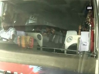 Indian cricket team arrives in Kolkata