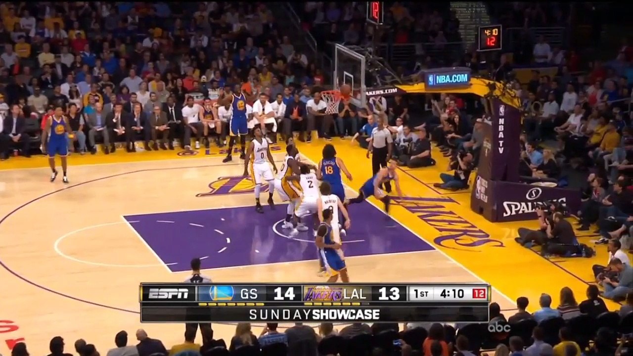 Steph Curry face aux Lakers