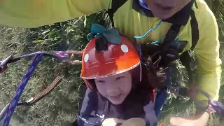 Terminal Slider Down Parachute Opening taipei野馬飛行傘Extreme Sport Bianca Lo 6yrs old challenge滑翔翼