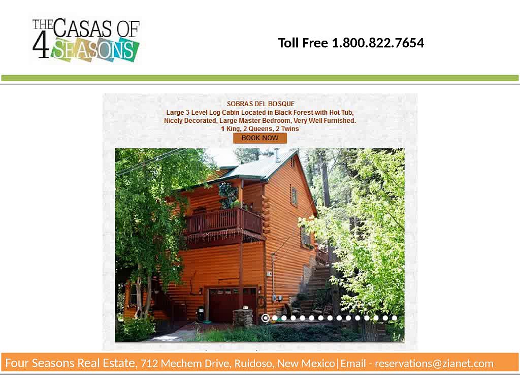 Ruidoso nm cabin rentals