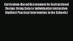 [PDF] Curriculum-Based Assessment for Instructional Design: Using Data to Individualize Instruction