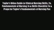 Download Taylor's Video Guide to Clinical Nursing Skills 2e Fundamentals of Nursing 7e & Skills