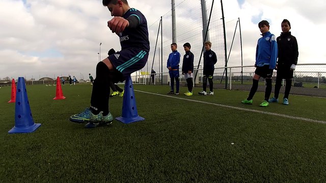 Séance U11 Tours Football Club - Vacances d'hiver 2016