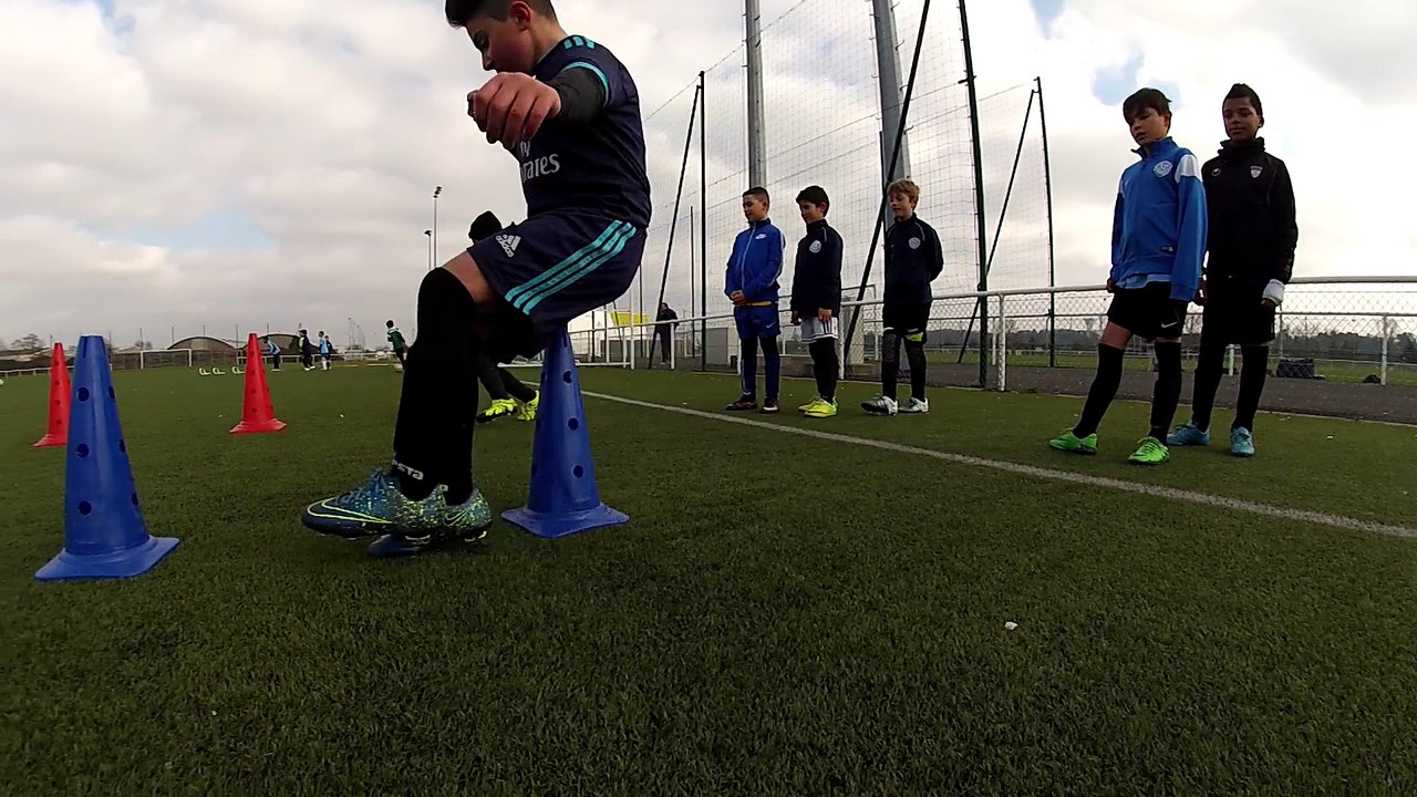 Séance U11 Tours Football Club - Vacances d'hiver 2016