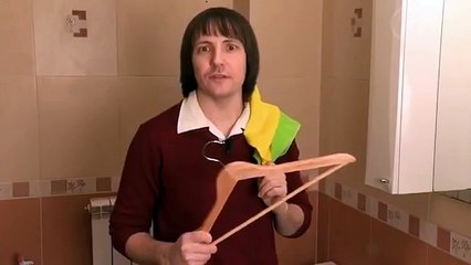 Вешалка для полотенец из плечиков - YouTube