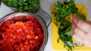 Как заморозить помидоры с зеленью