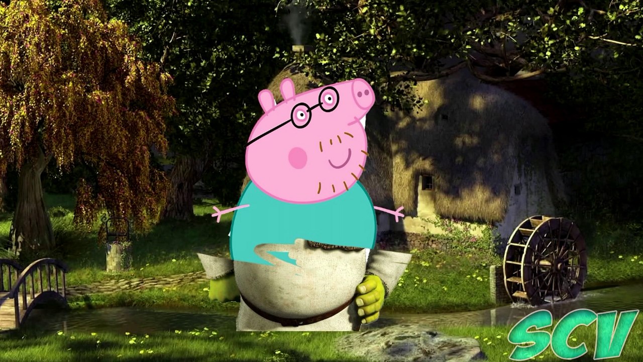 Draw peppa pig shrek