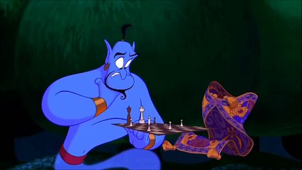 Aladdin and Genie  Tell her the truth!
