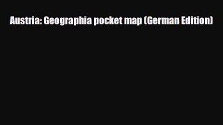 Download Austria: Geographia pocket map (German Edition) Ebook