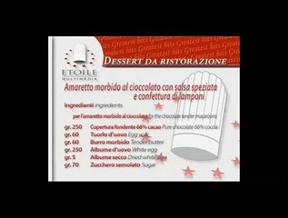 Amaretto Morbido al Cioccolato con Salsa Speziata CD7