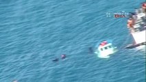 Aydın Didim'de Batan Teknedeki 15 Göçmen Böyle Kurtarıldı
