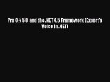 Read Pro C# 5.0 and the .NET 4.5 Framework (Expert's Voice in .NET) Ebook