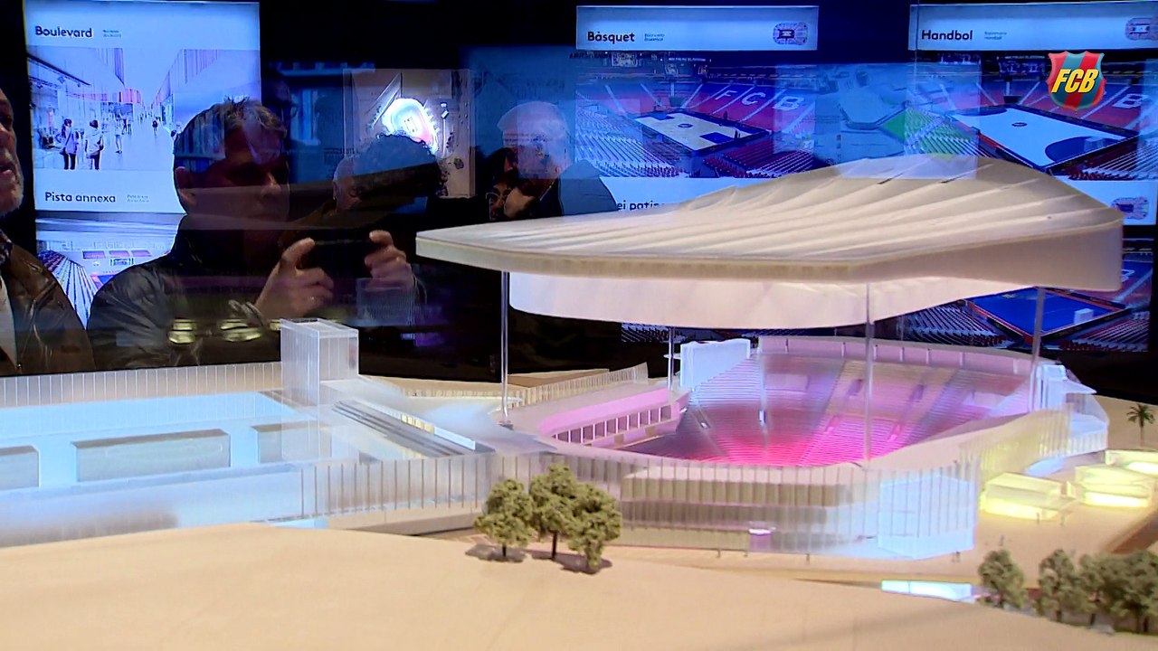 L’afició del FC Barcelona coneix el projecte del Nou Palau