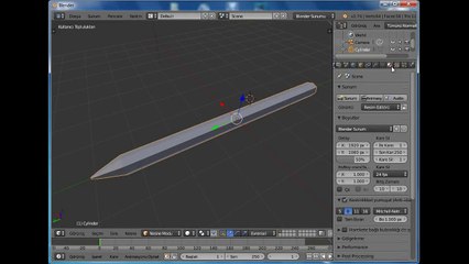 Kalem modelleme Blender 3d kqlısmacostur