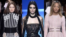 Kendall Jenner, Gigi Hadid At Paris Fashion Week 2016 Runway