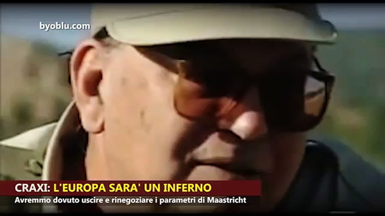 CRAXI - L'EUROPA SARA' UN INFERNO