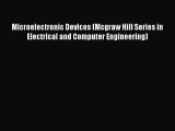 Read Microelectronic Devices (Mcgraw Hill Series in Electrical and Computer Engineering) Ebook