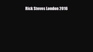 PDF Rick Steves London 2016 PDF Book Free