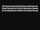 [PDF] MFT Exam Flashcard Study System: Marriage and Family Therapy Test Practice Questions