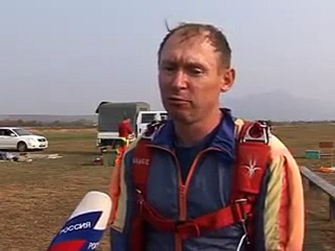 В Арсеньеве прошли дальневосточные соревнования по парашютному спорту.Видеорепортаж В.Перевалова