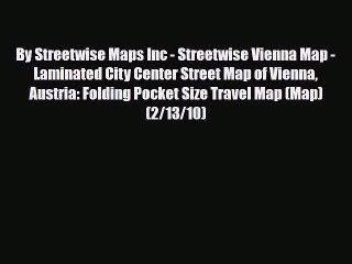 PDF By Streetwise Maps Inc - Streetwise Vienna Map - Laminated City Center Street Map of Vienna