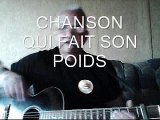 chanson qui fait son poids