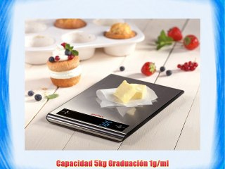 Soehnle Attraction LED Acero inoxidable Acero inoxidable - Báscula de cocina