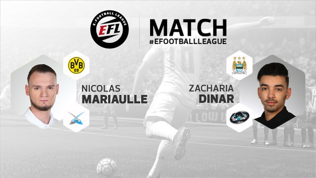 eSport - EFL : Match Mariaulle vs Dinar