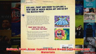 Download PDF  Collage Paint Draw Explore Mixed Media Techniques and Materials FULL FREE