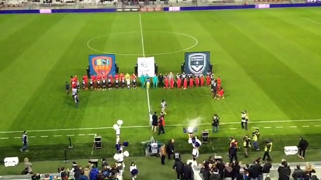 Les U9 et les U10 du sporting club de la bastide ont accompagné les joueurs ce samedi lors de la rencontre FCGB-GAZELEC