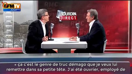 Mélenchon s'énerve contre un auditeur... ce n’est pas une première !