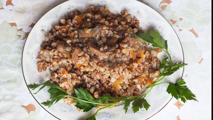 гречневая каша с шампиньонами в мультиварке