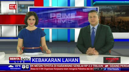 Puluhan Hektare Lahan Sawit di Dumai Terbakar