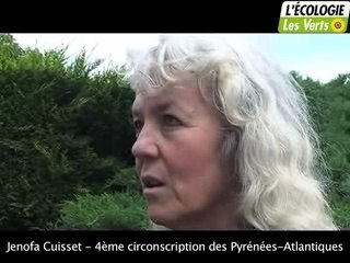 Jenofa Cuisset, candidate Verte en Pyrénées-Atlantiques