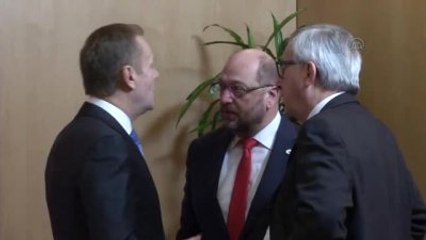 Davutoğlu-Tusk-Juncker-Schulz Dörtlü Görüşmesi