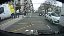 Un Road Rage entre une camionnette et une voiture à Grenoble