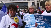 Réfugiés : des Calaisiens à Paris pour manifester leur désarroi