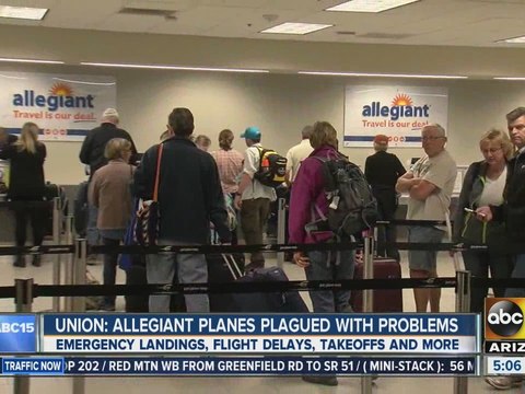 Union: Allegiant planes plagued with problems