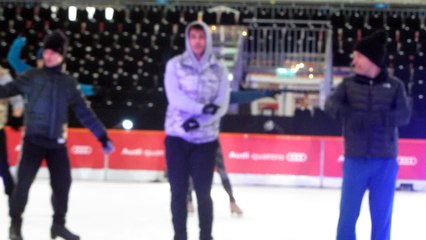 Kings on Ice Warsaw Practice - Joubert than Lambiel 27.02.16