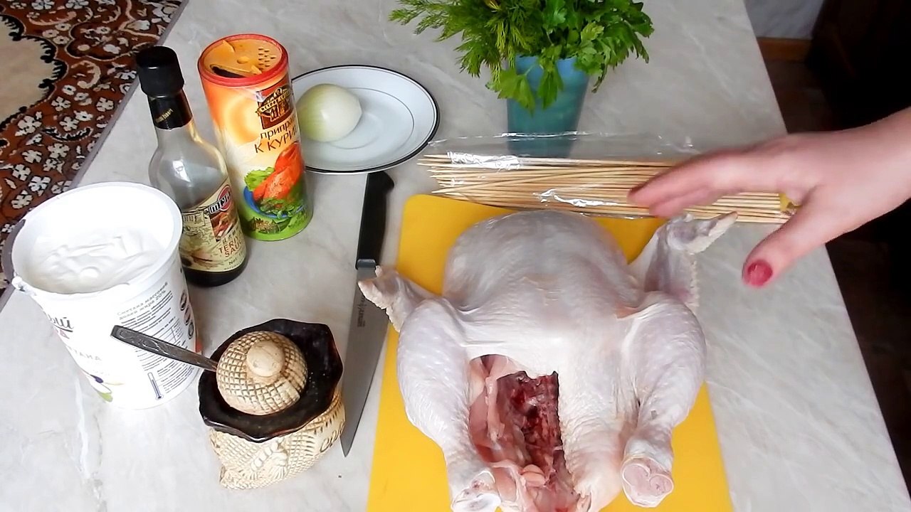 нежный куриный ШАШЛЫК в духовке на шпажках