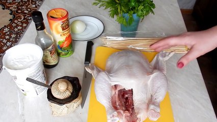 нежный куриный ШАШЛЫК в духовке на шпажках