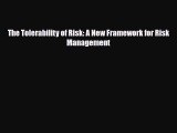 [PDF] The Tolerability of Risk: A New Framework for Risk Management Read Full Ebook