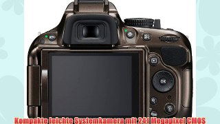 Nikon D5200 SLR-Digitalkamera (241 Megapixel 76 cm (3 Zoll) TFT-Display Full HD HDMI) nur Geh?use
