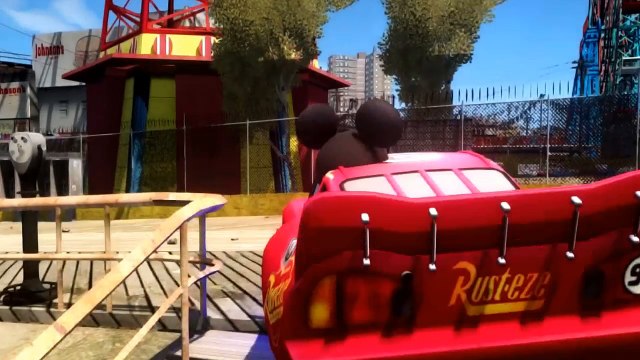 Spiderman Songs Lyrics ♫ A sailor went to sea ♫ Mickey Mouse Goofy Lightning McQueen Dinoco Cars