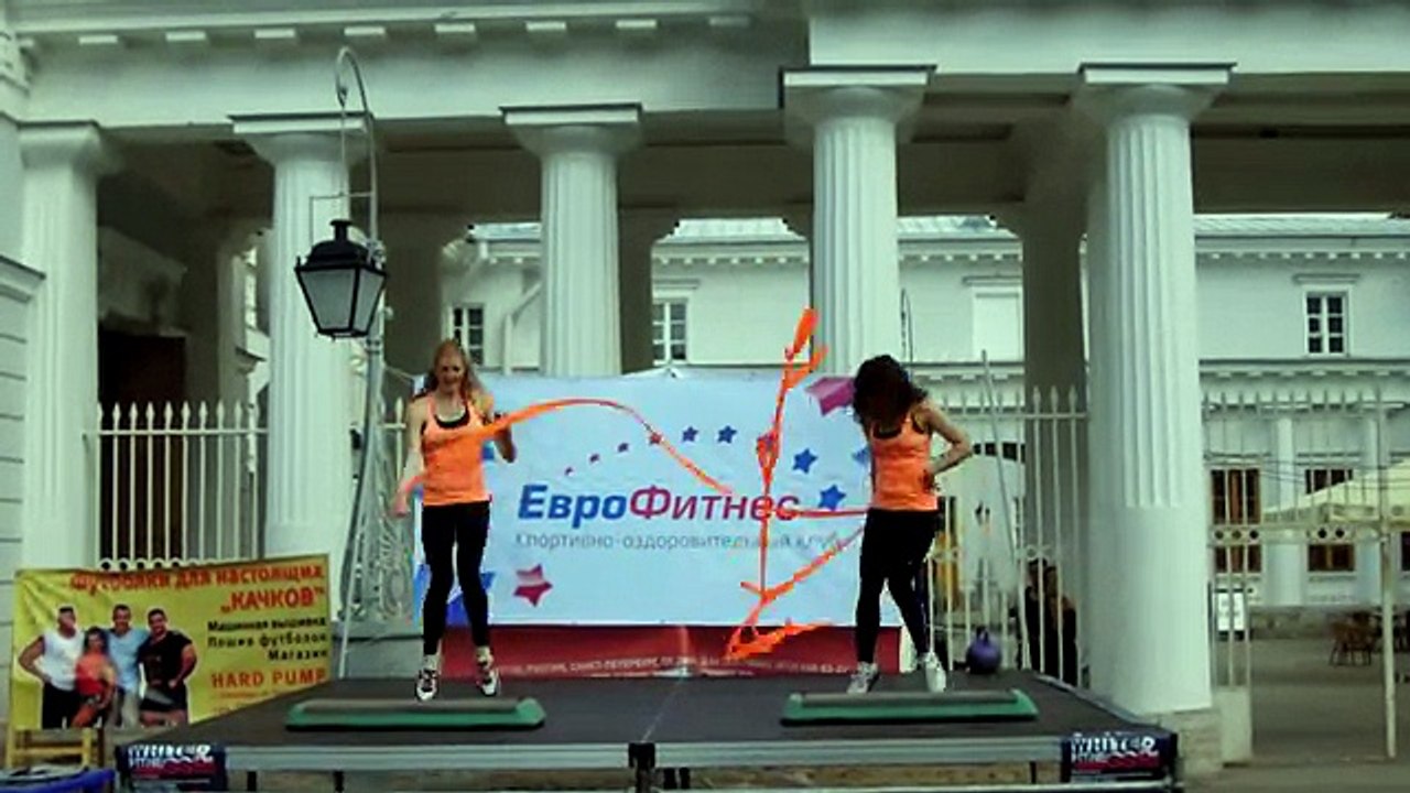 Аэробика с лентами от ЕвроФитнес