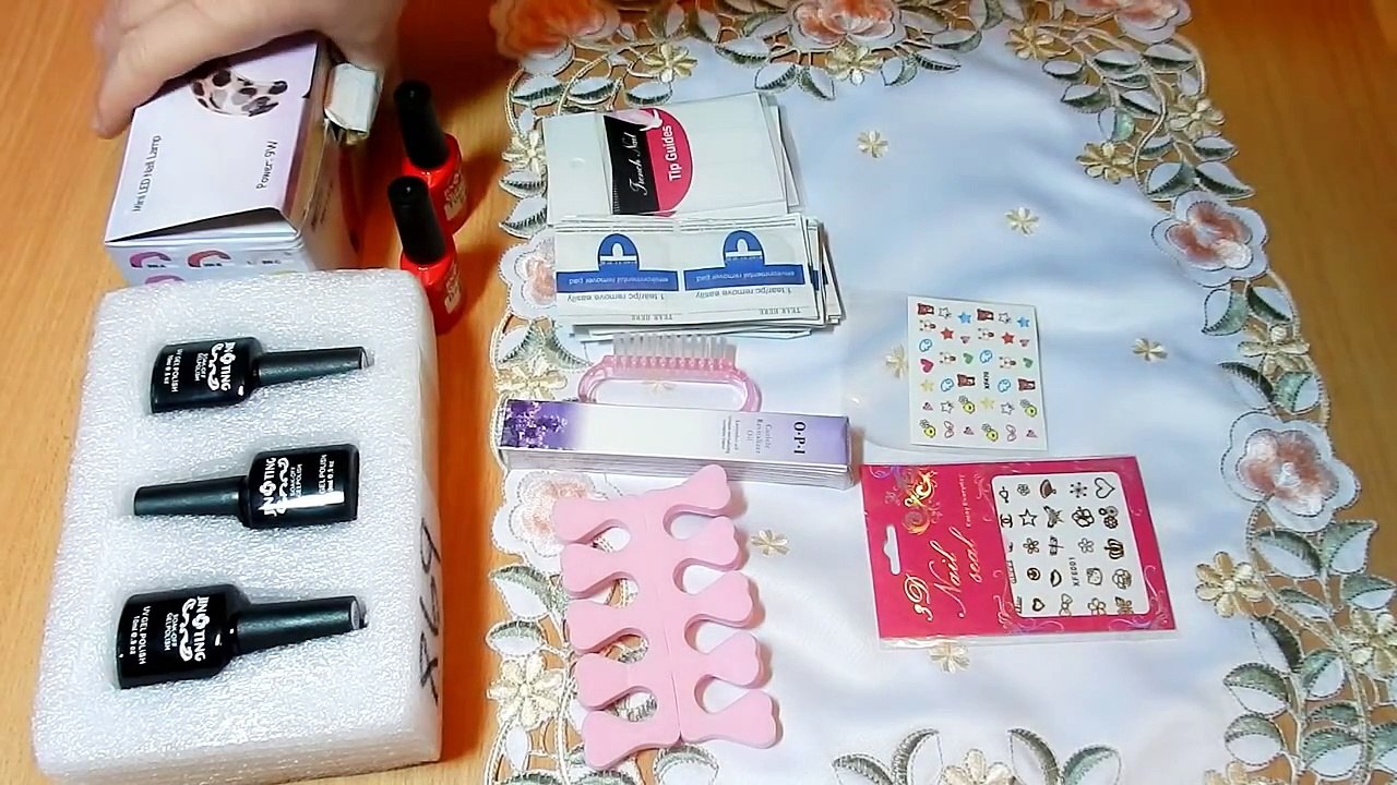 ЛЭД ЛАМПА гель лаки инструменты для шеллака Обзор покупки с aliexpress